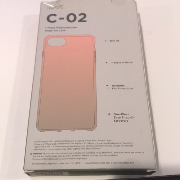 💐 IWave Iridescent clear iPhone 6 / 7 / 8 case - Picture 4 of 5